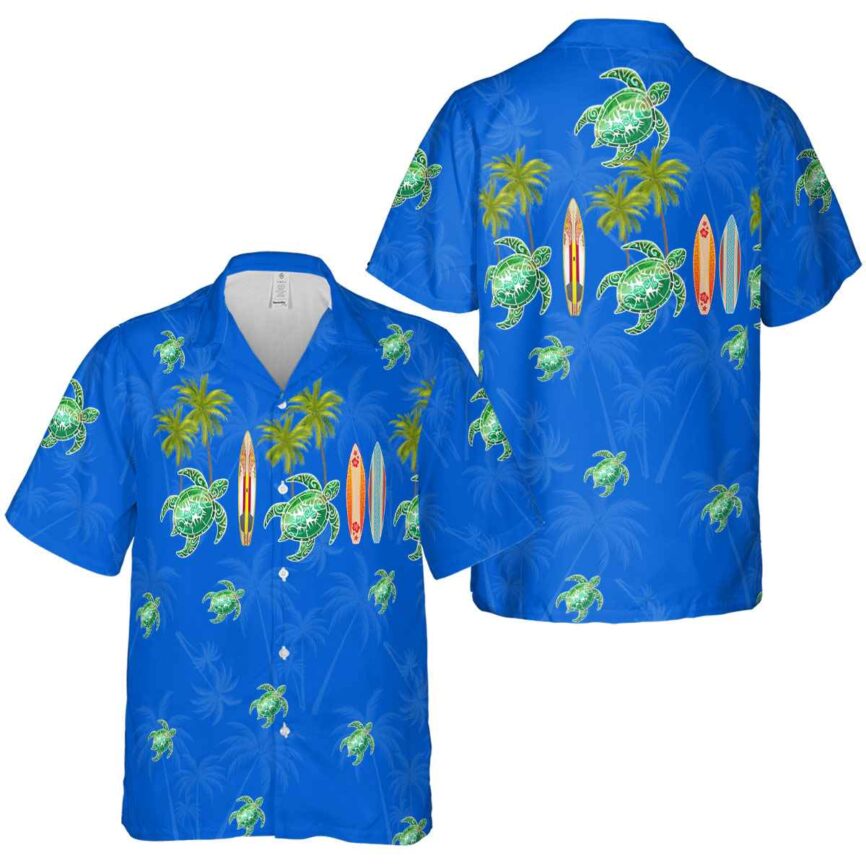 Tribal Island Theme Hawaiian Shirt Premium grade