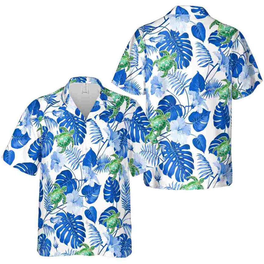 Tribal Leaf Pattern Hawaiian Shirt Premium grade