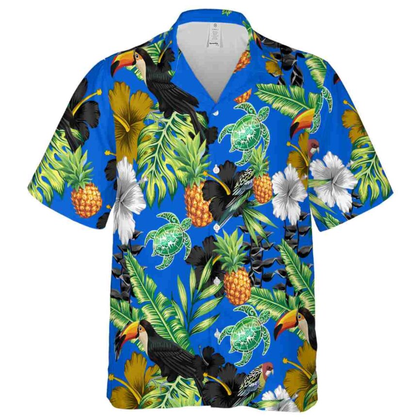 Tribal Leafy Toucan Hawaiian Shirt Fashion forward