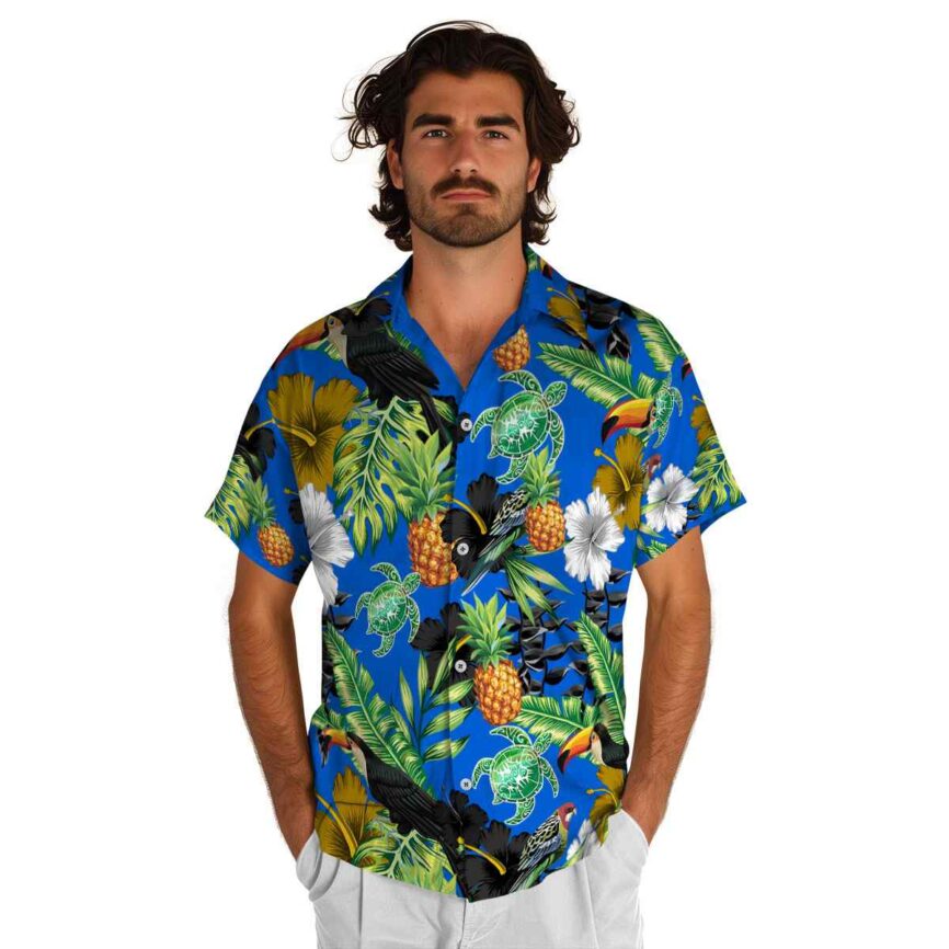 Tribal Leafy Toucan Hawaiian Shirt New Arrival