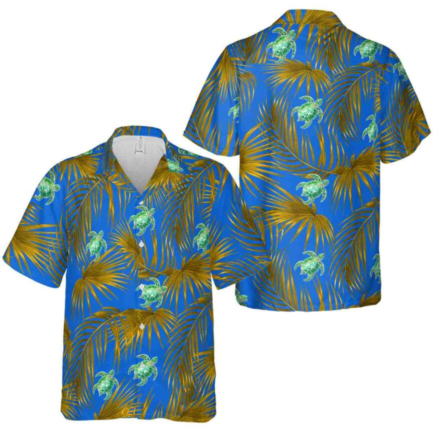 Tribal Palm Frond Hawaiian Shirt Premium grade