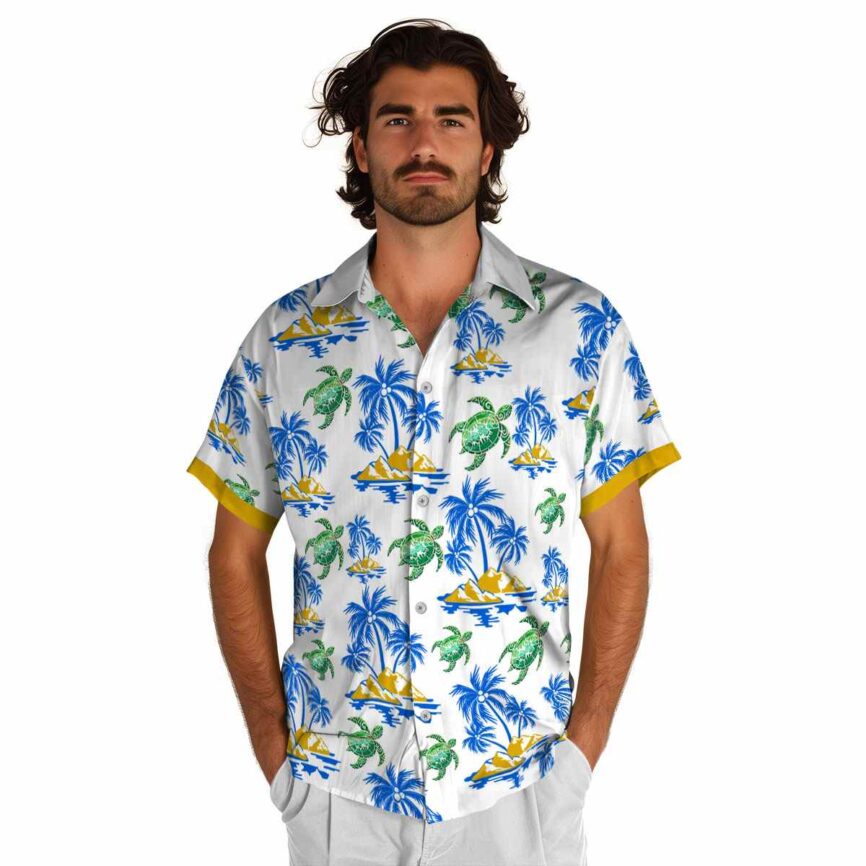 Tribal Palm Island Graphic Hawaiian Shirt New Arrival