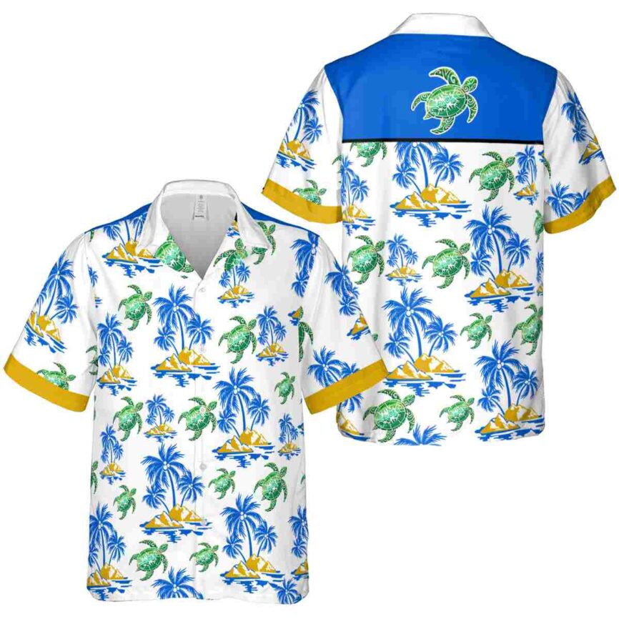 Tribal Palm Island Graphic Hawaiian Shirt Premium grade