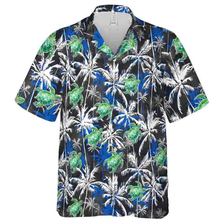 Tribal Palm Themed Hawaiian Shirt Fashion forward