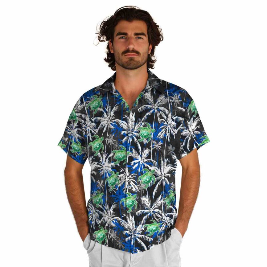 Tribal Palm Themed Hawaiian Shirt New Arrival