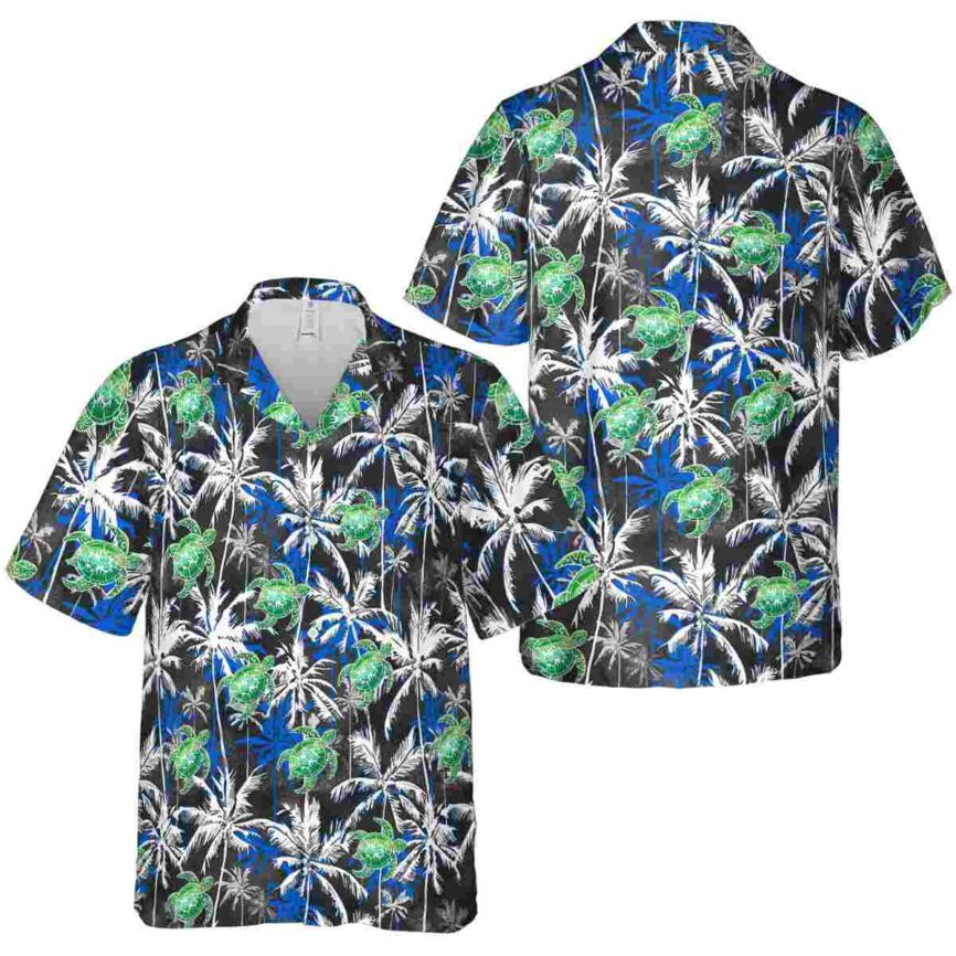 Tribal Palm Themed Hawaiian Shirt Premium grade