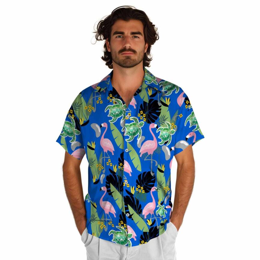 Tribal Pink Flamingo Hawaiian Shirt New Arrival