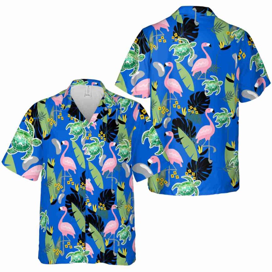 Tribal Pink Flamingo Hawaiian Shirt Premium grade