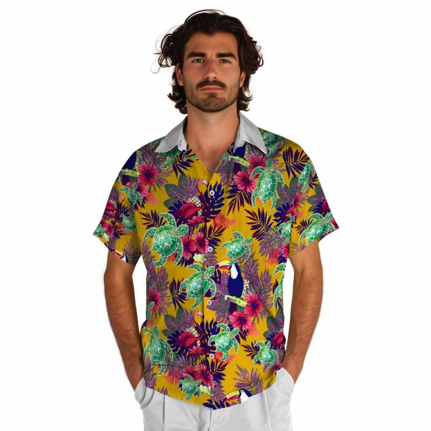 Tribal Tropical Bird Hawaiian Shirt New Arrival