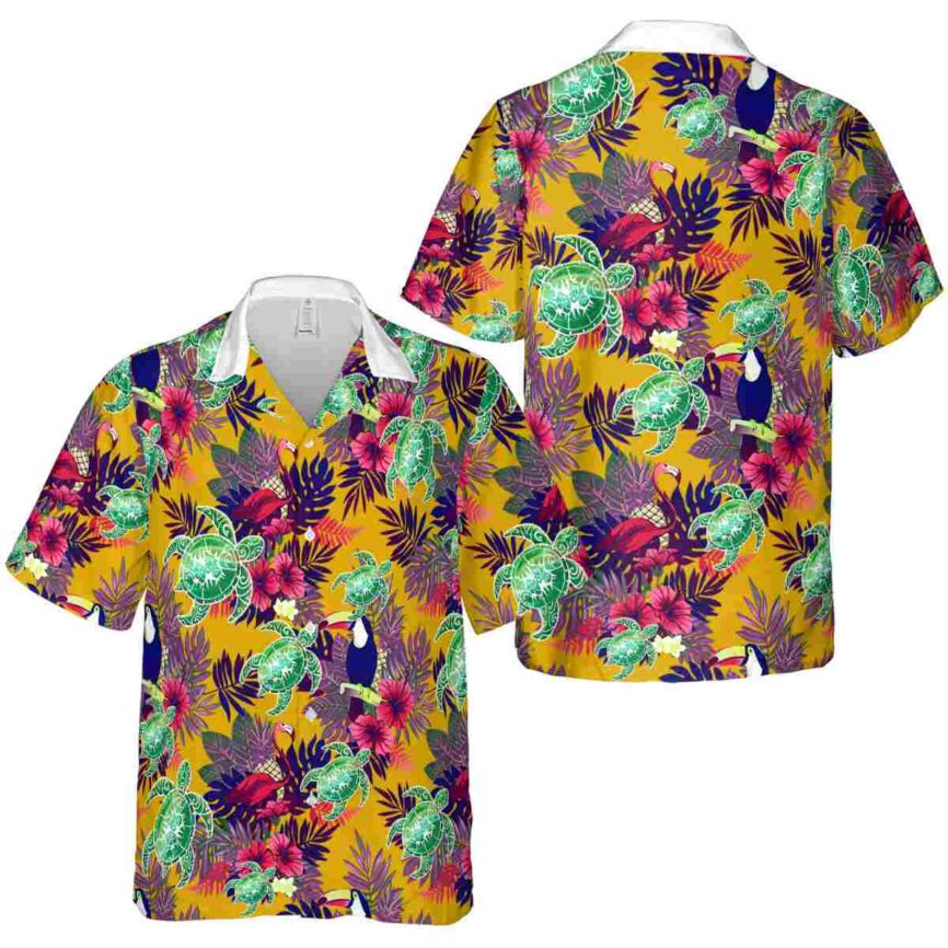 Tribal Tropical Bird Hawaiian Shirt Premium grade