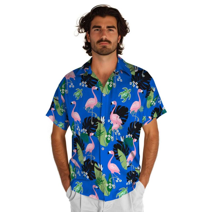 Tribal Tropical Flamingo Hawaiian Shirt New Arrival