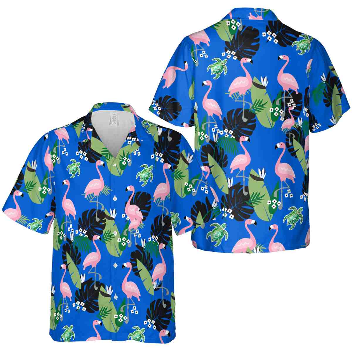 Tribal Tropical Flamingo Hawaiian Shirt Premium grade Tribal Tropical Flamingo Hawaiian Shirt Premium grade