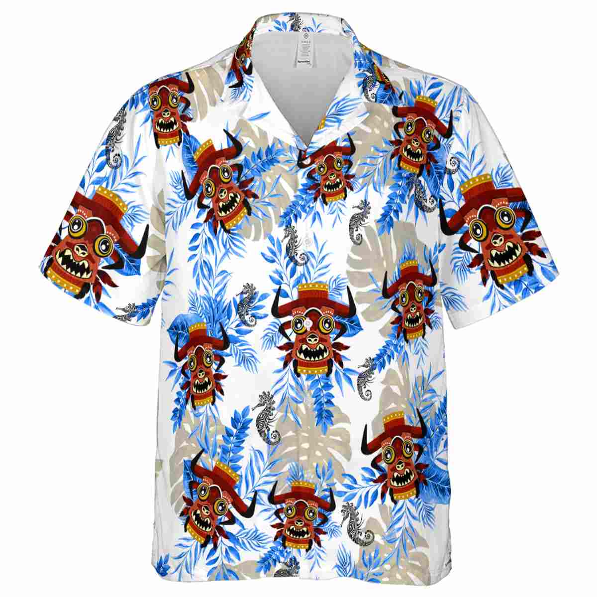 Tribal Tropical Fronds Hawaiian Shirt Fashion forward Tribal Tropical Fronds Hawaiian Shirt Fashion forward