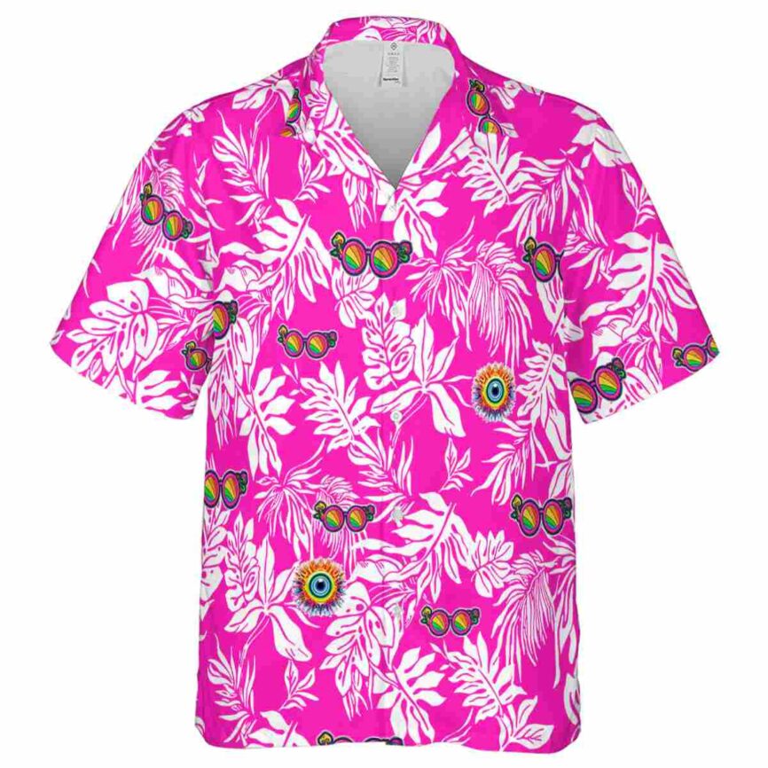 Trippy Bold Foliage Hawaiian Shirt Fashion forward