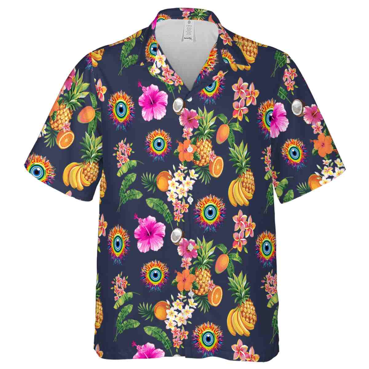 Trippy Fruit Pattern Hawaiian Shirt Fashion forward Trippy Fruit Pattern Hawaiian Shirt Fashion forward