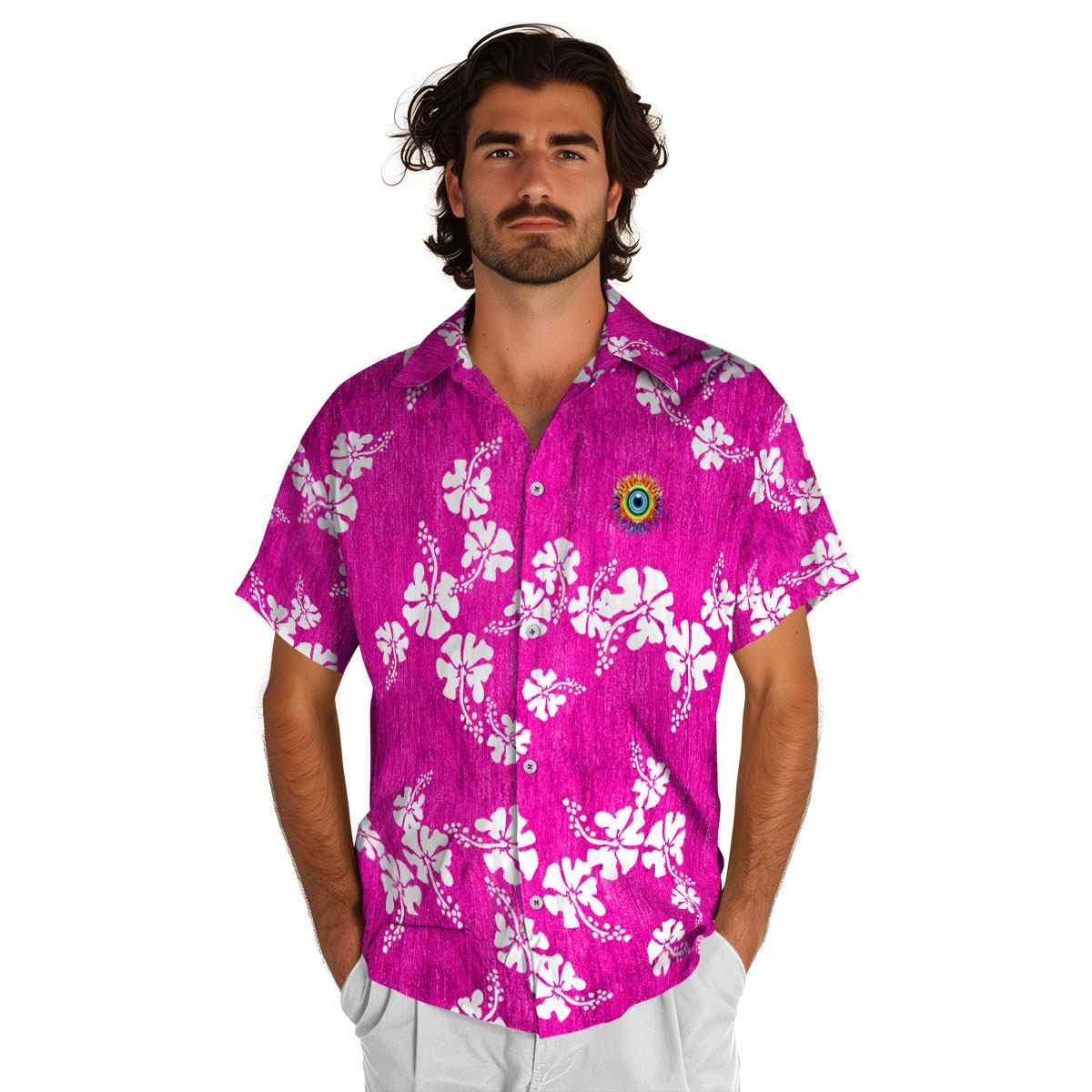 Trippy Hibiscus Blossom Hawaiian Shirt New Arrival Trippy Hibiscus Blossom Hawaiian Shirt New Arrival
