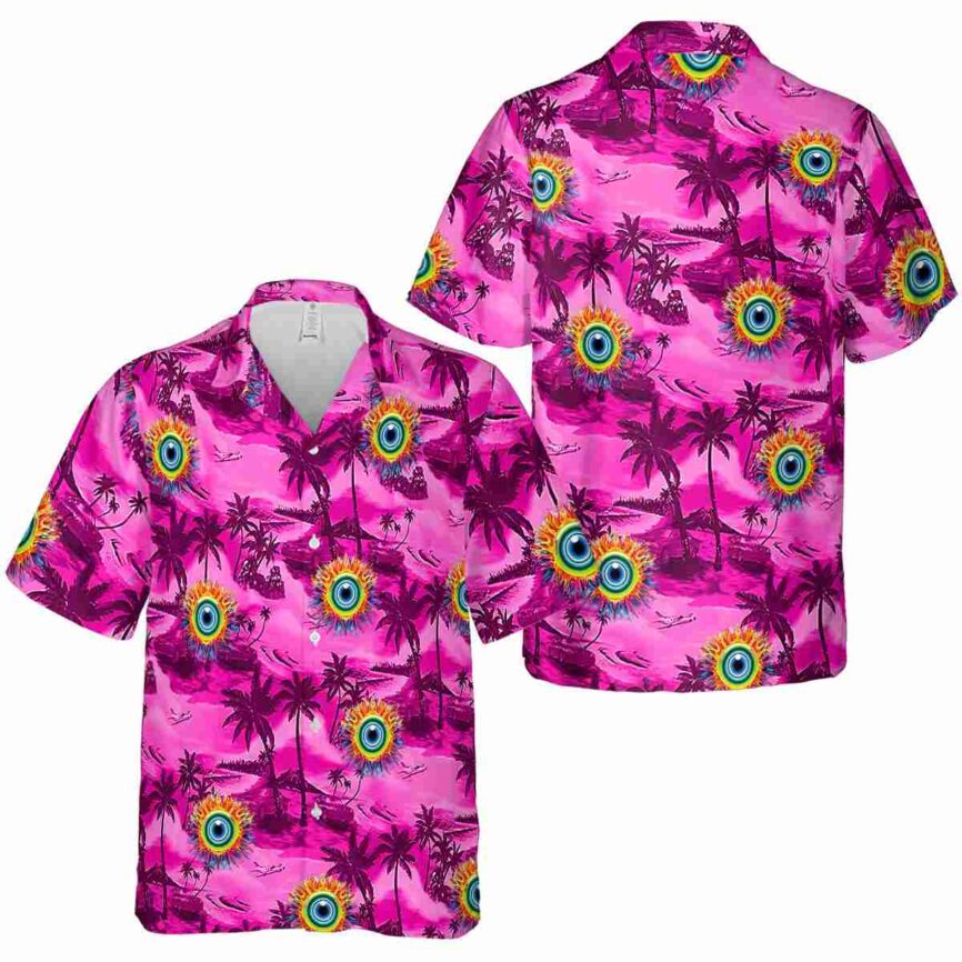 Trippy Island Beach Hawaiian Shirt Premium grade