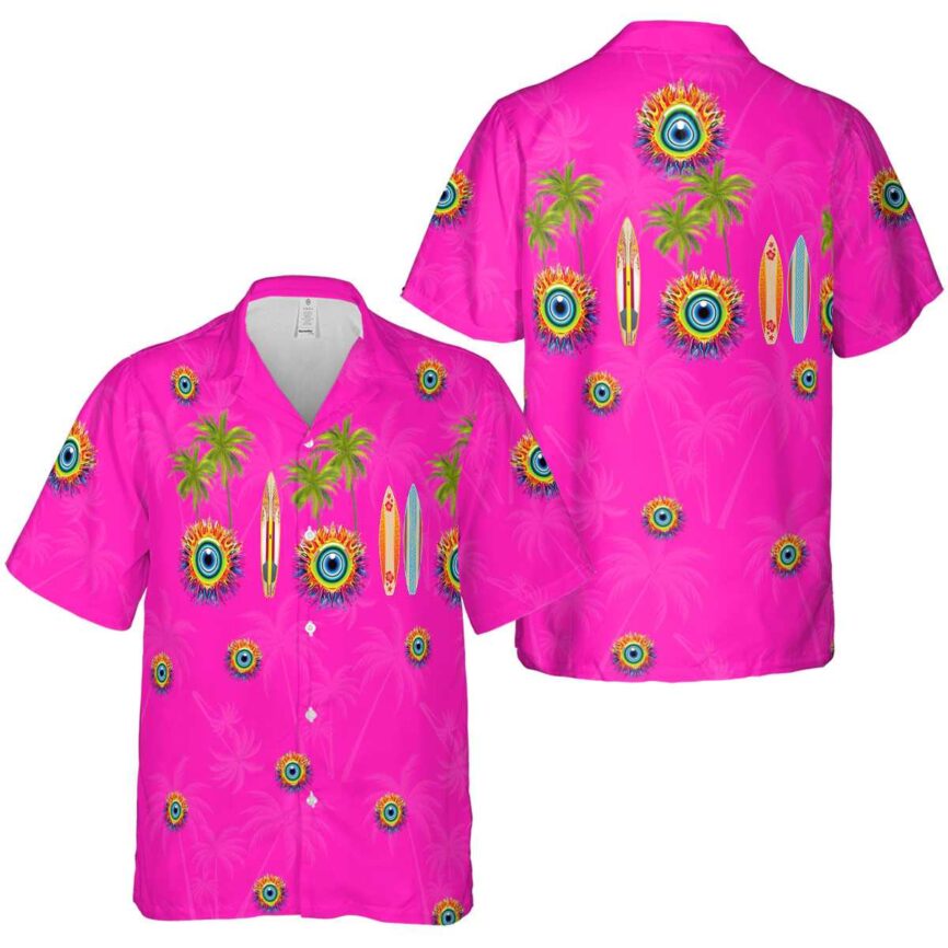 Trippy Island Theme Hawaiian Shirt Premium grade