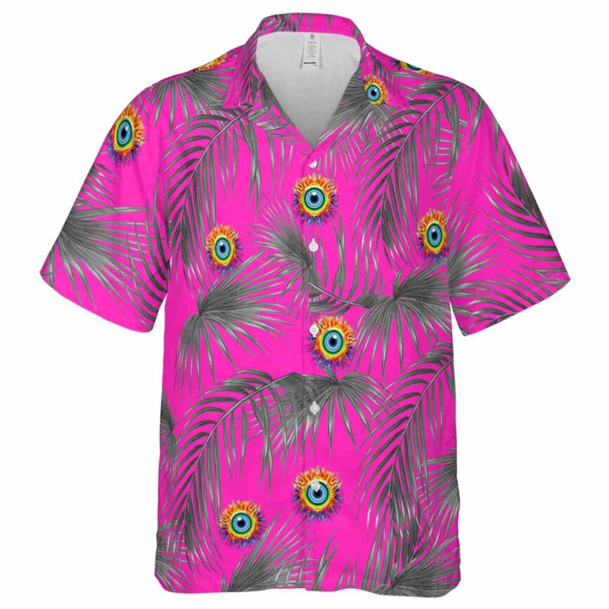 Trippy Palm Frond Hawaiian Shirt Fashion forward