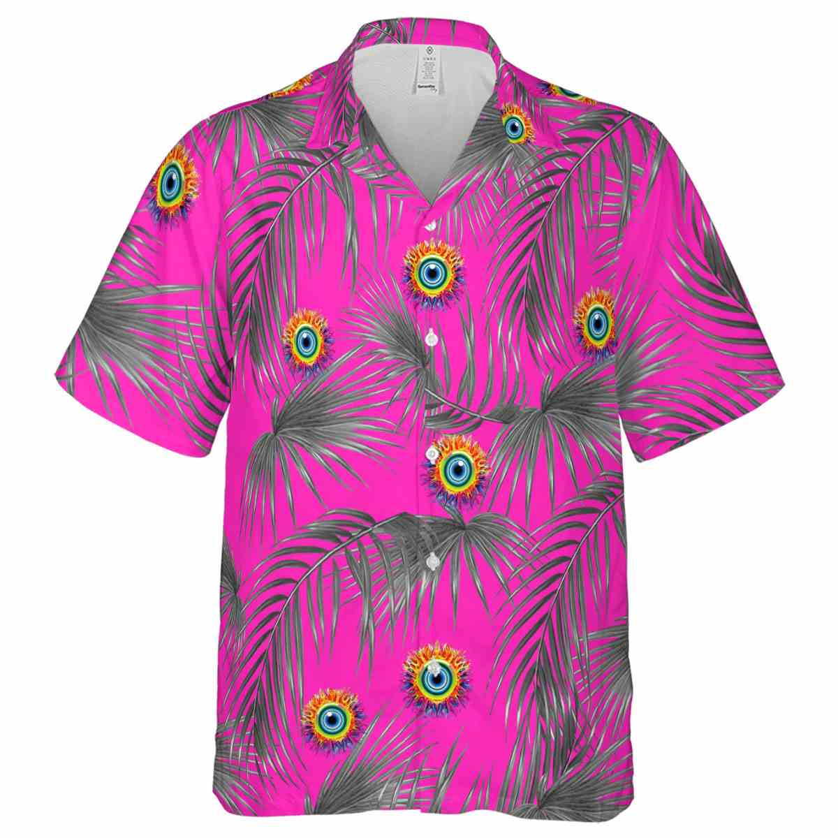 Trippy Palm Frond Hawaiian Shirt Fashion forward Trippy Palm Frond Hawaiian Shirt Fashion forward