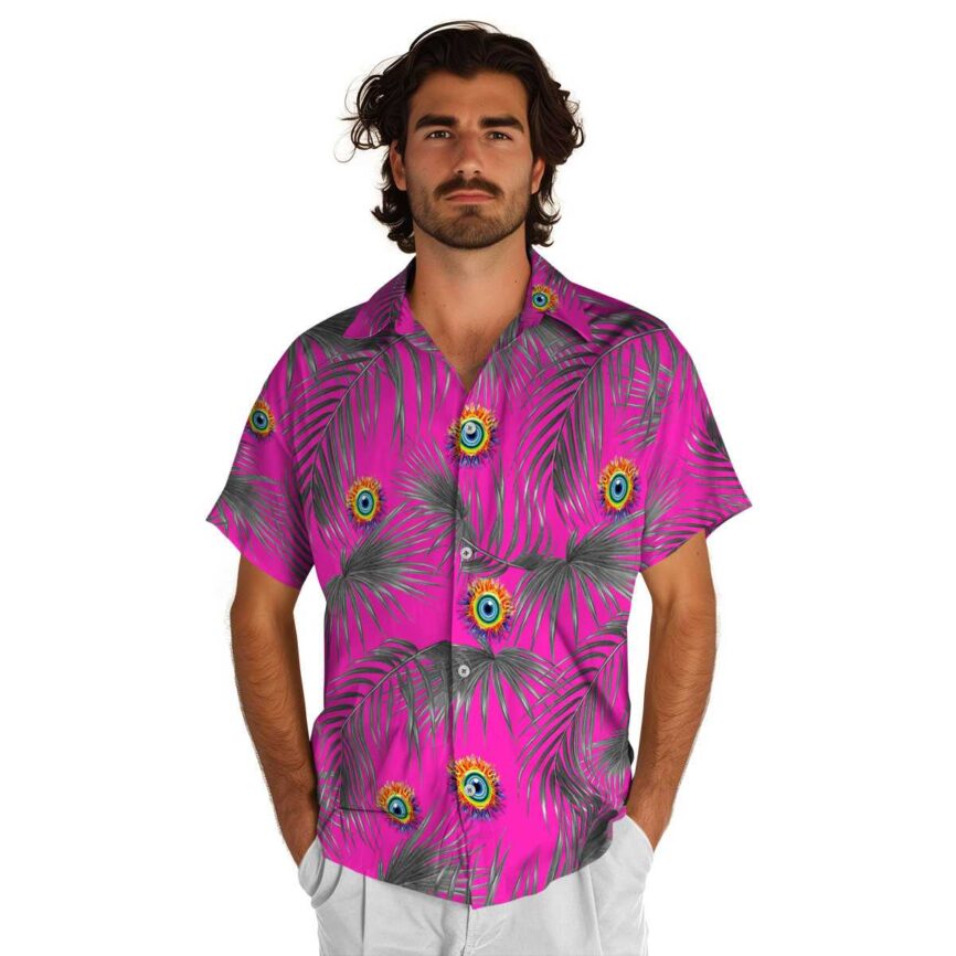 Trippy Palm Frond Hawaiian Shirt New Arrival