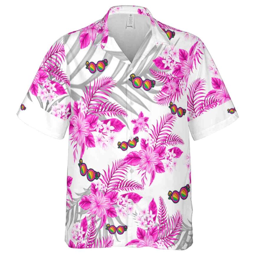 Trippy Tropical Blossom Hawaiian Shirt Fashion forward
