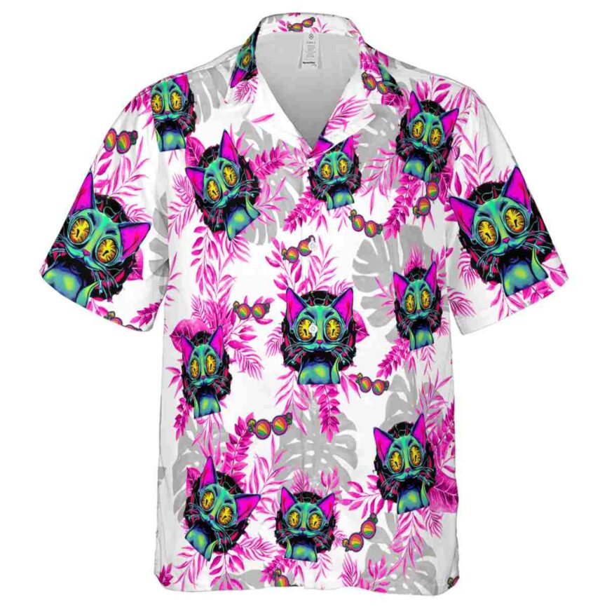 Trippy Tropical Fronds Hawaiian Shirt Fashion forward