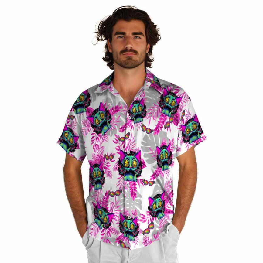 Trippy Tropical Fronds Hawaiian Shirt New Arrival