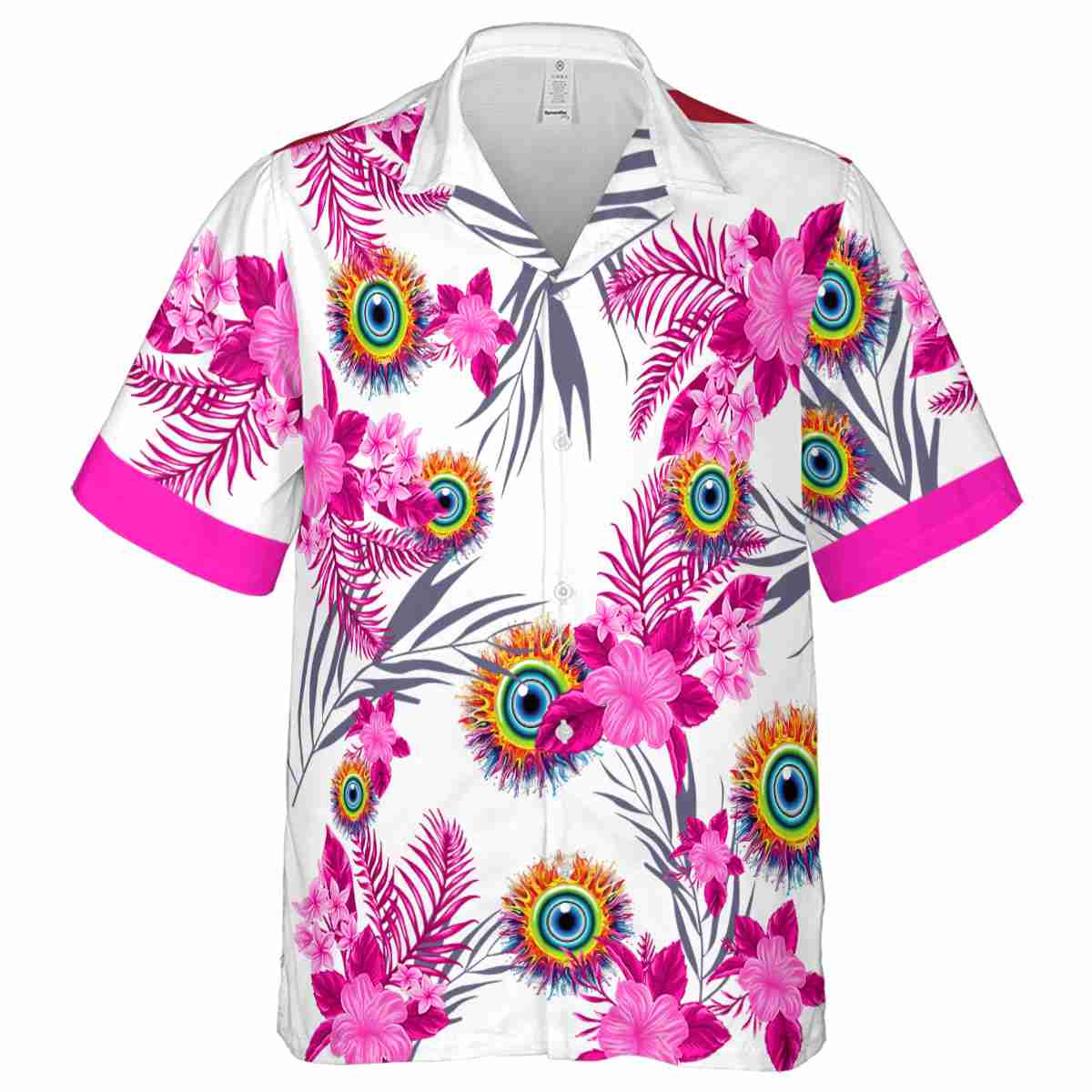 Trippy US Flag Floral Hawaiian Shirt Fashion forward Trippy US Flag Floral Hawaiian Shirt Fashion forward