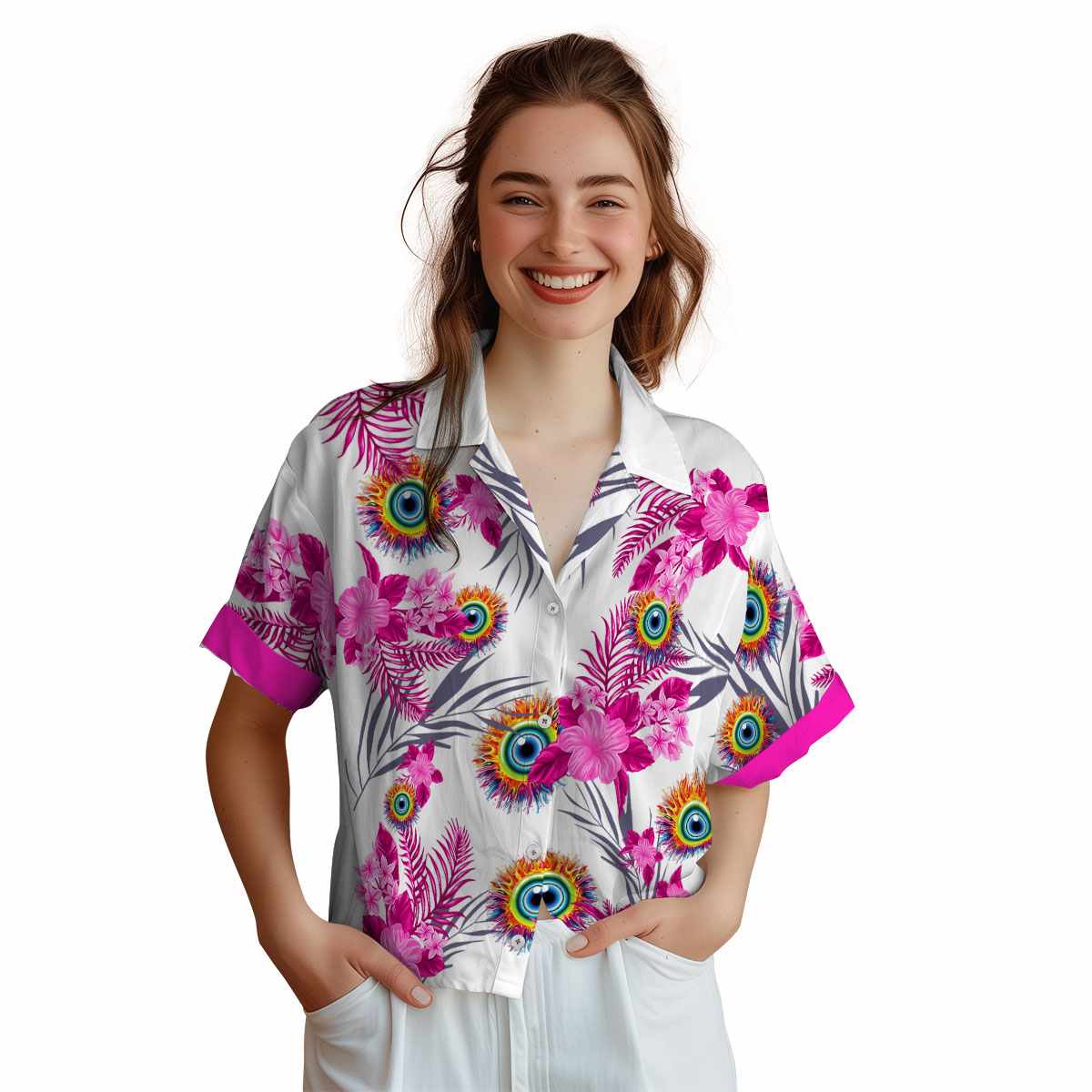 Trippy US Flag Floral Hawaiian Shirt Top rated Trippy US Flag Floral Hawaiian Shirt Top rated