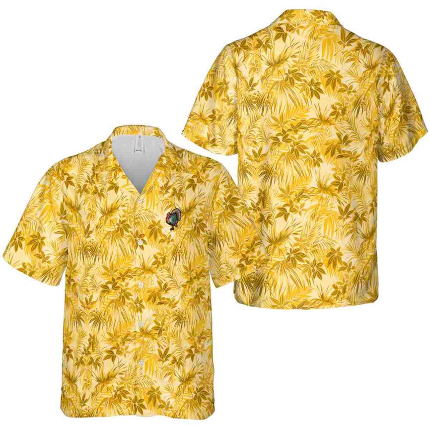 Turkey Foliage Print Hawaiian Shirt Premium grade