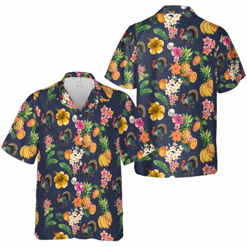 Turkey Fruit Pattern Hawaiian Shirt Premium grade