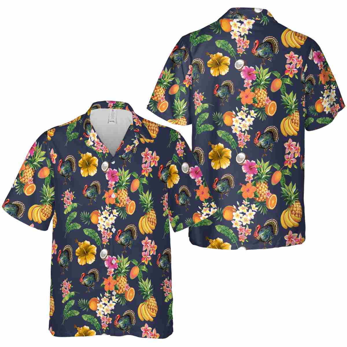 Turkey Fruit Pattern Hawaiian Shirt Premium grade Turkey Fruit Pattern Hawaiian Shirt Premium grade