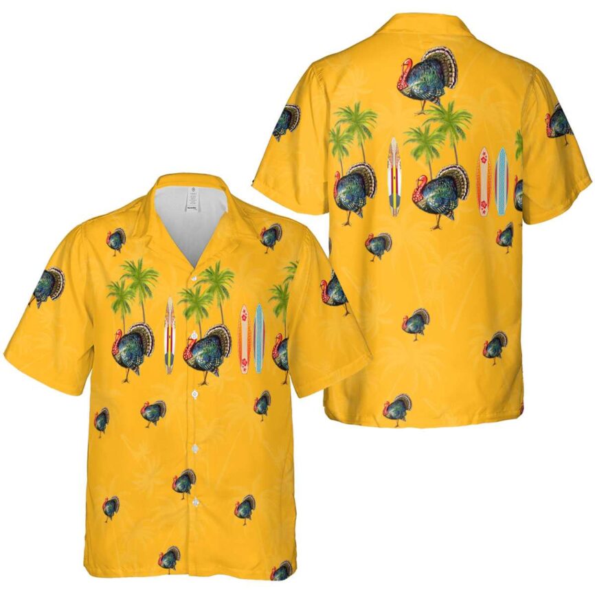 Turkey Island Theme Hawaiian Shirt Premium grade