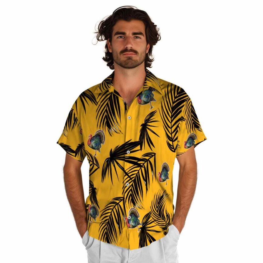 Turkey Monochrome Palm Hawaiian Shirt New Arrival