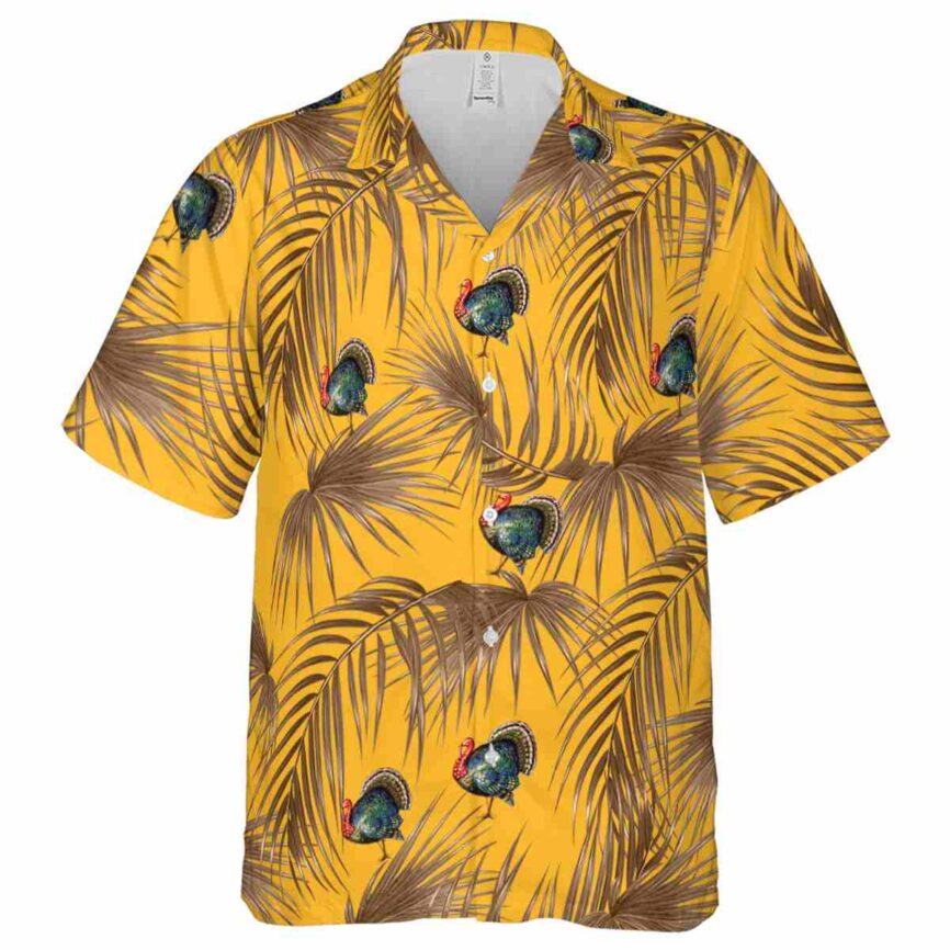 Turkey Palm Frond Hawaiian Shirt Fashion forward
