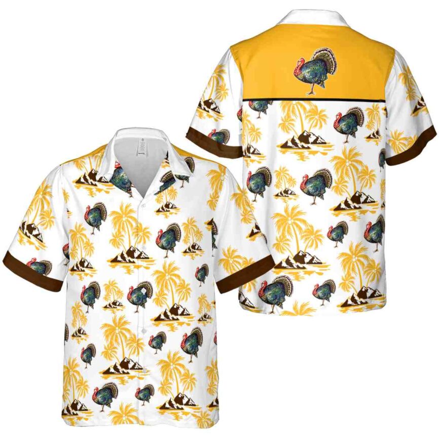 Turkey Palm Island Graphic Hawaiian Shirt Premium grade