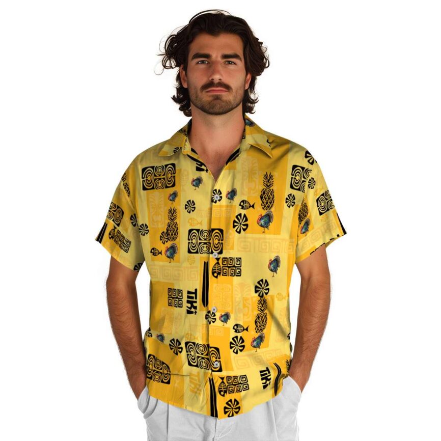 Turkey Tiki Motifs Hawaiian Shirt New Arrival