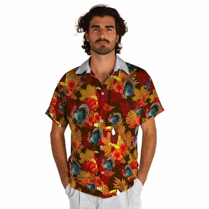 Turkey Tropical Bird Hawaiian Shirt New Arrival