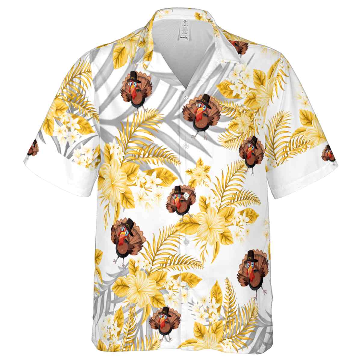 Turkey Tropical Blossom Hawaiian Shirt Fashion forward Turkey Tropical Blossom Hawaiian Shirt Fashion forward