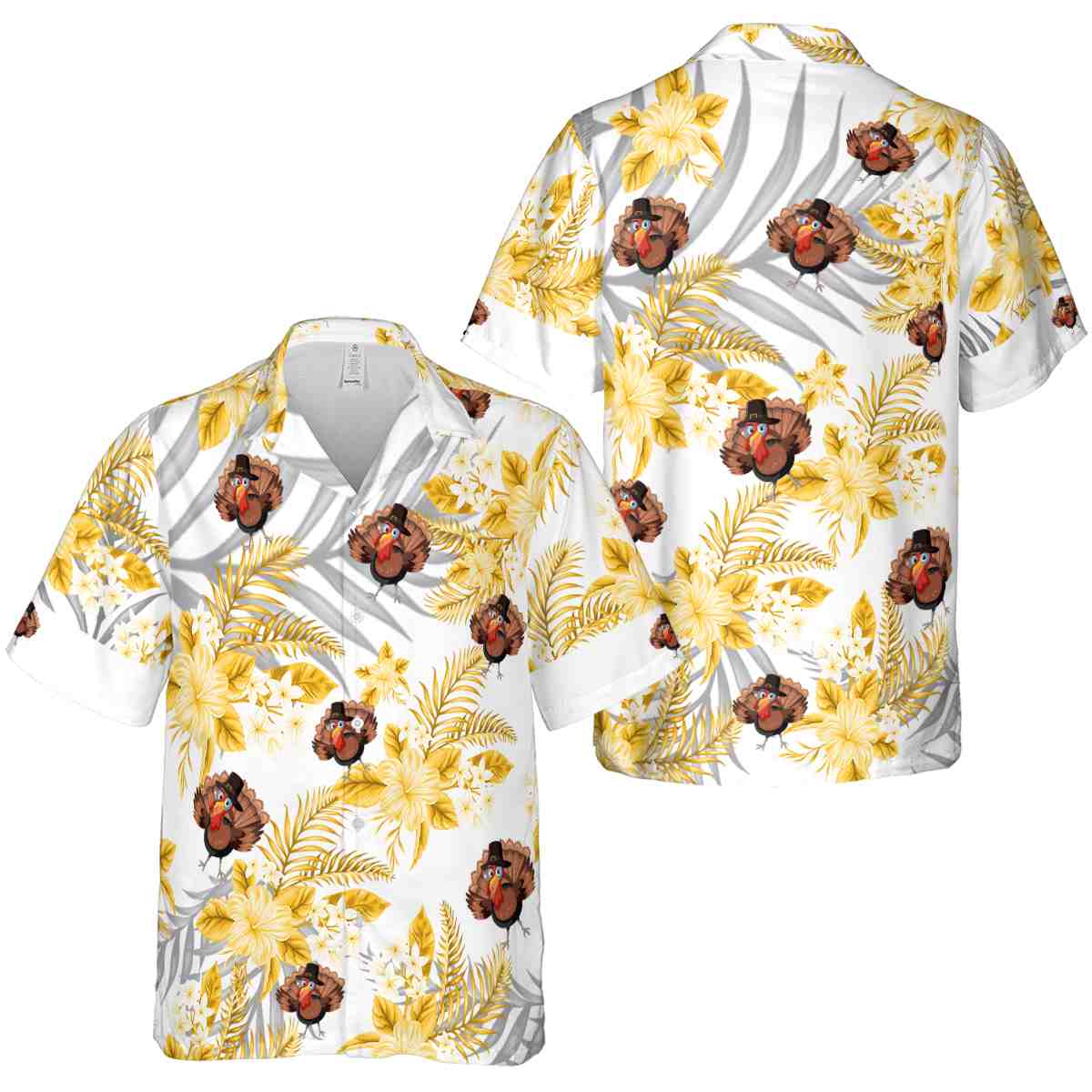 Turkey Tropical Blossom Hawaiian Shirt Premium grade Turkey Tropical Blossom Hawaiian Shirt Premium grade