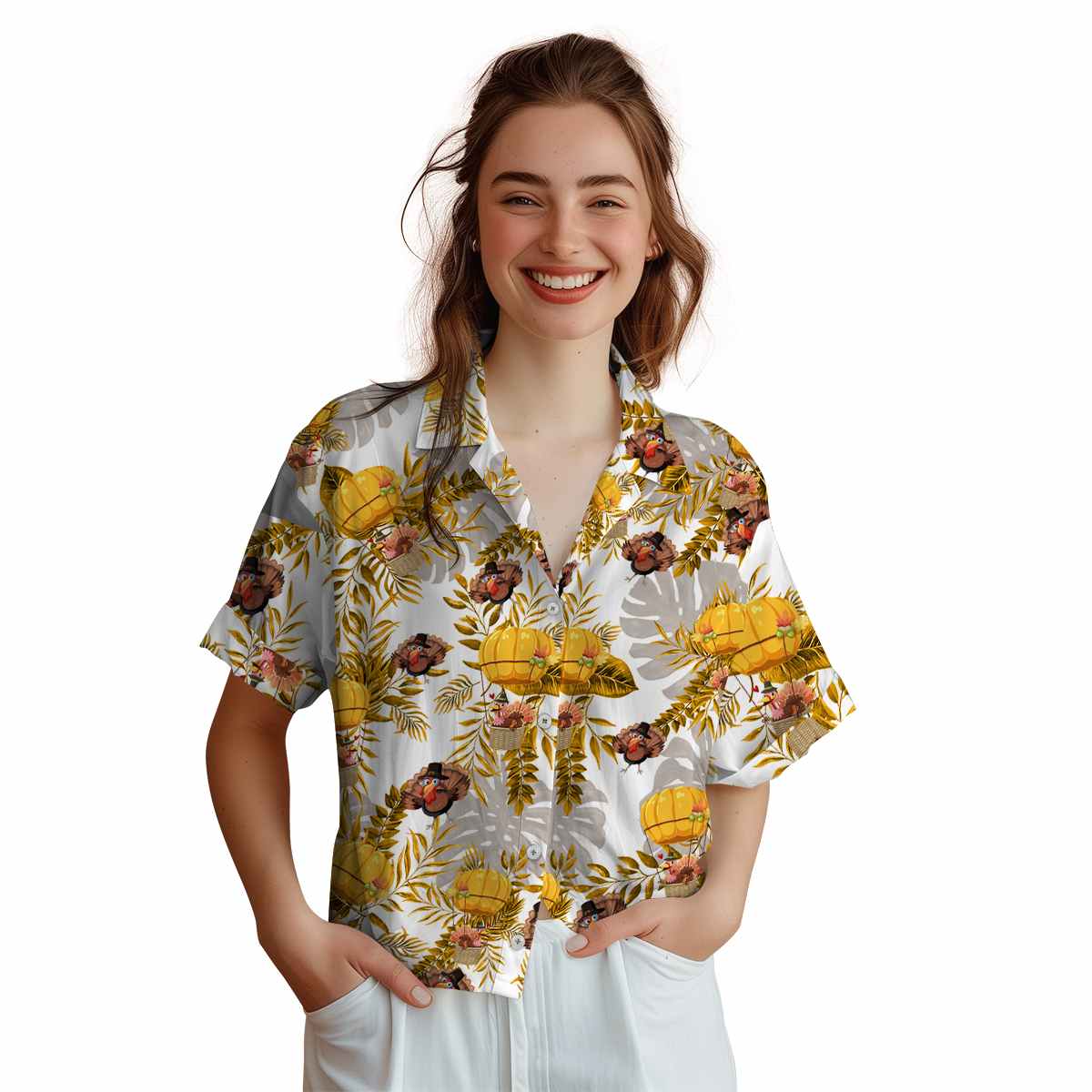 Turkey Tropical Fronds Hawaiian Shirt Top rated Turkey Tropical Fronds Hawaiian Shirt Top rated