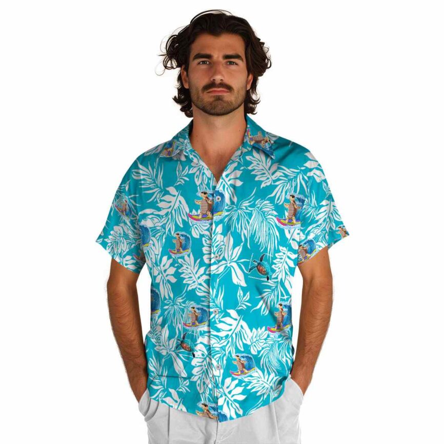 Turtle Bold Foliage Hawaiian Shirt New Arrival