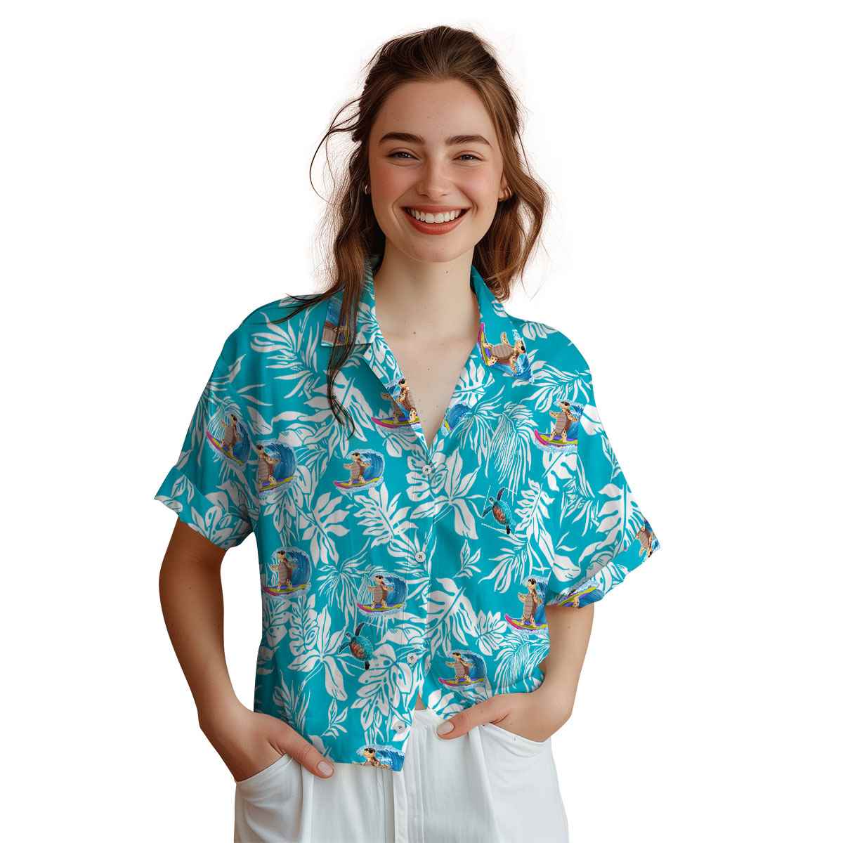 Turtle Bold Foliage Hawaiian Shirt Top rated Turtle Bold Foliage Hawaiian Shirt Top rated