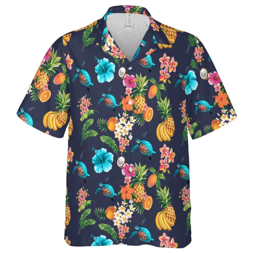 Turtle Fruit Pattern Hawaiian Shirt Fashion forward