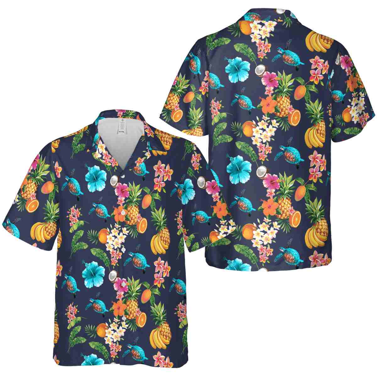 Turtle Fruit Pattern Hawaiian Shirt Premium grade Turtle Fruit Pattern Hawaiian Shirt Premium grade