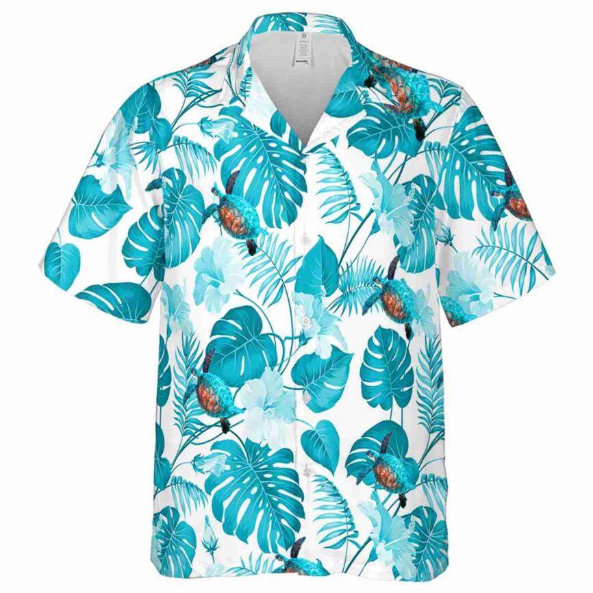 Turtle Leaf Pattern Hawaiian Shirt Fashion forward