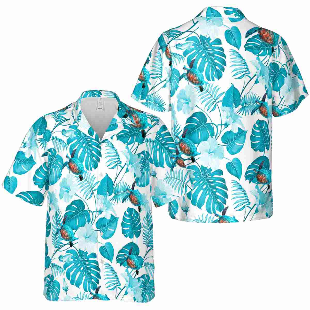 Turtle Leaf Pattern Hawaiian Shirt Premium grade Turtle Leaf Pattern Hawaiian Shirt Premium grade