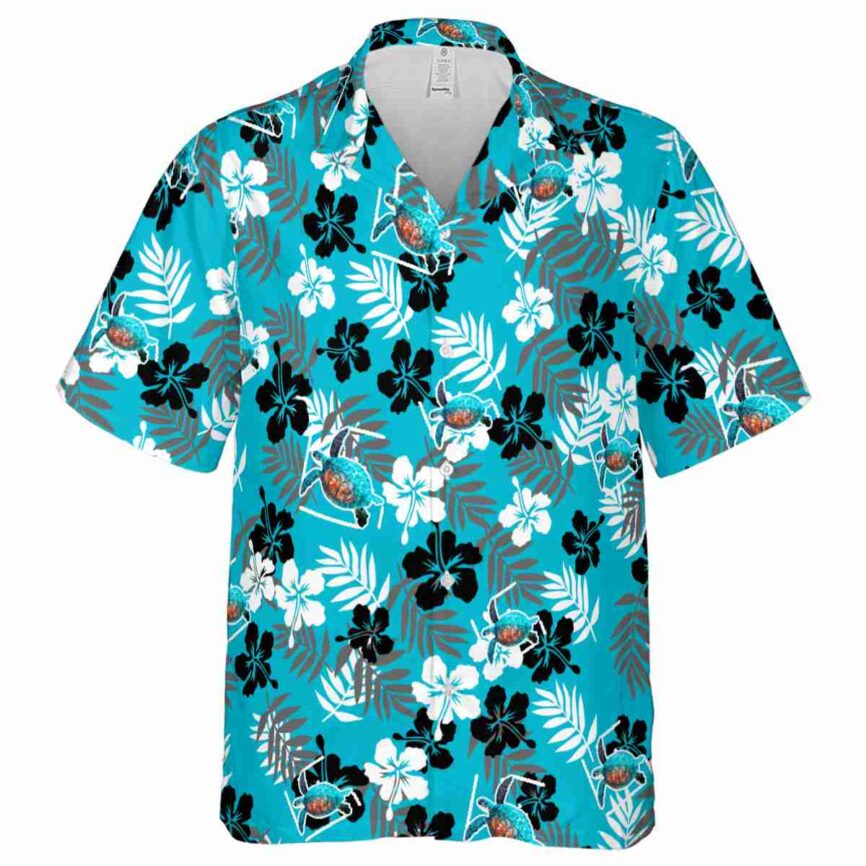 Turtle Leafy Hibiscus Hawaiian Shirt Fashion forward