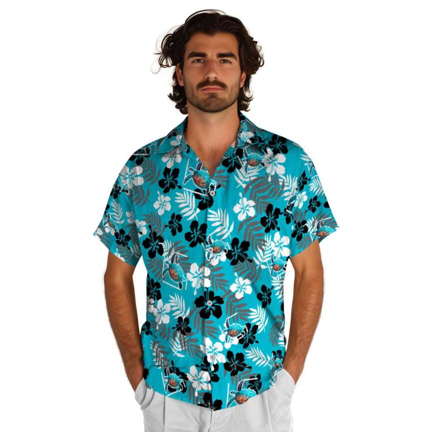 Turtle Leafy Hibiscus Hawaiian Shirt New Arrival